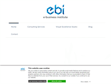 Tablet Screenshot of ebusinessinstitute.com